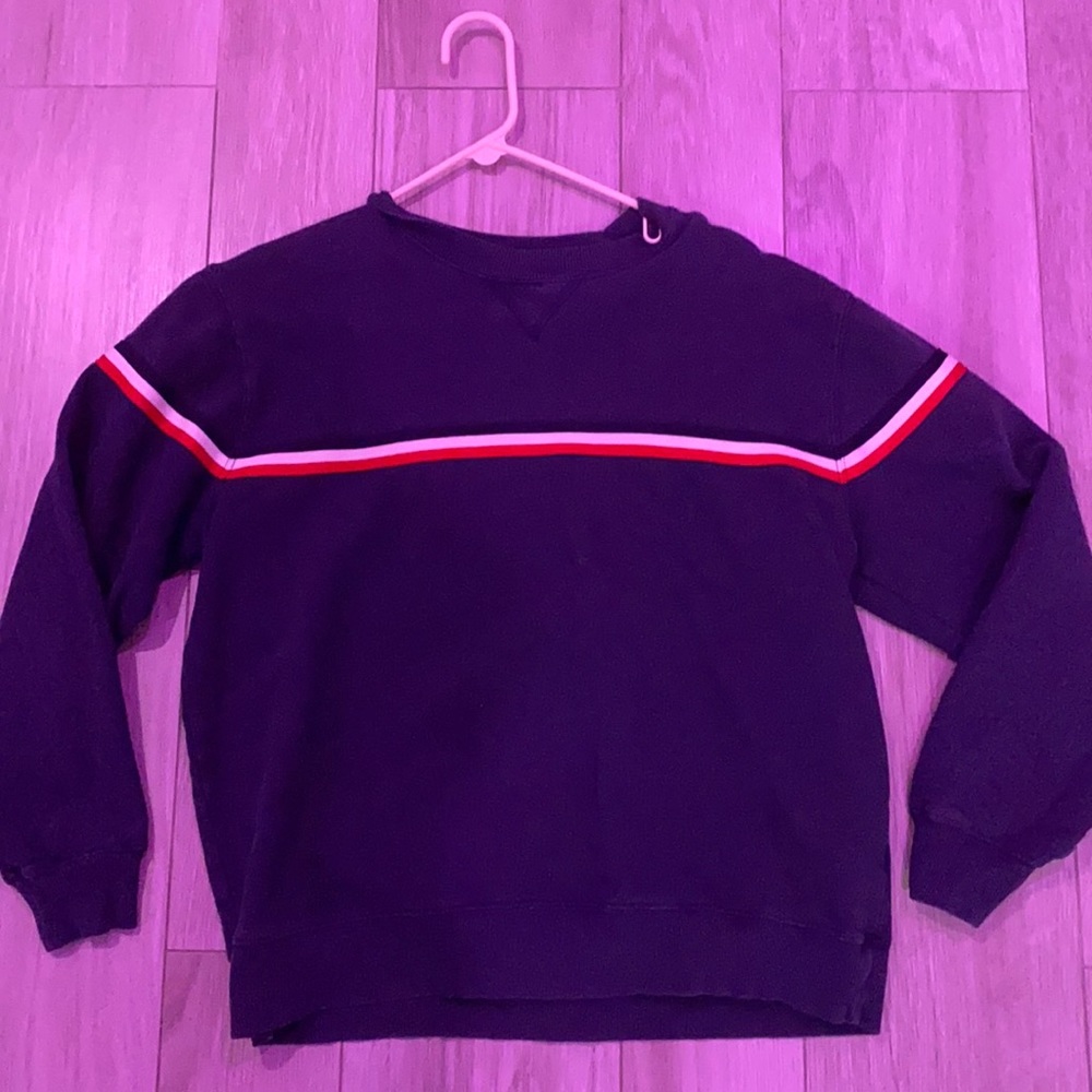 Pacsun Blue Long Sleeve Sweatshirt
